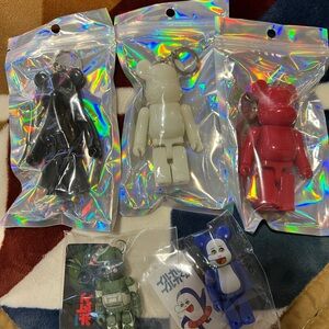 Colorful Bear Keychain Set